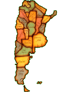 Argentinienkarte